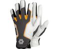 Tegera TEGERA Grey, White Leather Waterproof Work Gloves, Size 10