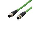 ifm electronicE211, 10m, Green M12 to Male M12 Male, Shielded, Terminated PVC Sheath