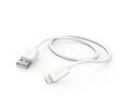 Hama USB 2.0, Male Lightning to Male USB A, 480Mbps, 1m, White