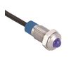 RS PRO Blue Panel Mount Indicator, 24 V, Lead Termination, IP67