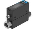 SFAH Series Flow Rate Measurement Flow Sensor, 4 L/min Min, 200 L/min Max Nitrogen / Compressed Air 200L/min 22V IP40