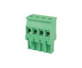Amphenol Industrial TS02515A0000G Series Pluggable Terminal Block, 2-Contact, 5 mm Pitch