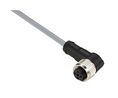 Telemecanique Sensors Right Angle Female 4 way M12 to Unterminated Sensor Actuator Cable, 5m Ledare
