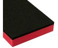 Foam Insert for Drawer, 420x569x45mm, Black / Red