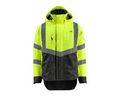 HARLOW Yellow, White, Green, Black Unisex Hi Vis Jacket, XL