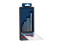 4-Piece Twist Set for Multi-Material, 8 mm Max, 5.5 mm Min, Carbide Tip Bits