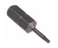 Star Screwdriver Bit, T8 Tip, 1/4 in Drive, 25mm Overall