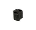 Rocker Switch, 3 A / 6 A, 1NO, 250V, ON-OFF, Black