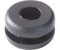 Œillet en caoutchouc 4mm Noir