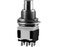 Pushbutton Switch ON-(ON) 2CO Panel Mount Metallic 2CO ON-(ON) Metallic