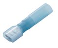 Spade Connector, Insulated, Blue, 1.5 ... 2.5mm², Socket, Pack of 50 pieces