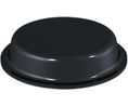 Rubber Feet, Cylindrical, 19x19x4mm, 65 Shore A, Black