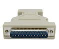 AT-Modem-Adapter, D-Sub 25-poliger Stecker auf D-Sub 9-poligen Stecker, Elfenbeinfarben