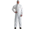 Protective Coverall, XL, Polypropylene / Polyethylene Laminate, White