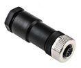 Circular Connector, 5 Contacts, Cable Mount, M12 Connector, Socket, Female, IP67, 713 Series