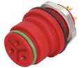 Circular Connector, 5 Contacts, Panel Mount, Miniature Connector, Socket, Female, IP67, 720 Series