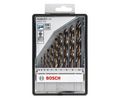 10-Piece Twist Drill Bit Set for Metal, 10mm Max, 1mm Min, HSS-Co Bits