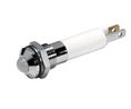 LED Indicator, White, 1cd, 24V, 8mm, IP67