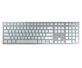 Näppäimistö, KW 9100 SLIM, DE Saksa, QWERTZ, USB, Bluetooth / Langaton