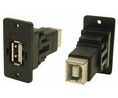 USB Adapter, USB 2.0 A Socket - USB 2.0 B Socket