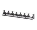 Conduit Holder, 6x 16mm + 1x 20mm, 4pcs, Polypropylene (PP), Black, 20mm,