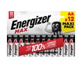 Primary Battery, Alkaline, AA, 1.5V, MAX, Pack of 12 pieces