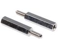 Standoff, Male - Female, 20mm, M3, Nickel-Plated Brass, Pack of 100 pieces