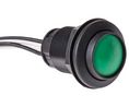 ITW Switches 49-76 Series Push Button Switch, Momentary, Panel Mount, 30.5mm Cutout, SPST, Clear LED, 250V ac, IP67 SPST Panel Mount