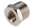 Legris LF3000 Series Straight Threaded Adaptor, R 1/2 Male to G 1/4 Female, Threaded Connection Style