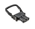 Rema Black Chassis Mount 2P Industrial Power Socket, Rated At 160A, 150 V
