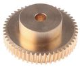 Bronze 1 Module Worm Wheel Gear 50 Tooth30mm Hub Dia., 50mm Pitch Dia. 20mm Face
