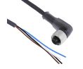 Telemecanique Sensors Right Angle Female 4 way M12 to Unterminated Sensor Actuator Cable, 2m Ledare