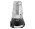 Moflash LEDA125 Series Clear Sounder Beacon, 24 V, IP65, Wall Mount, 90dB at 1 Metre