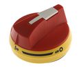 Socomec Red/Yellow Rotary Handle