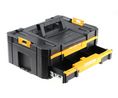 DeWALT TStak Tool Storage 2 drawers Plastic Tool Box, 314.2 x 440 x 314.2mmx314.2x440mm Plastic Yellow / Black