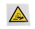 Self-Adhesive Hazardous Substances Hazard Warning Sign