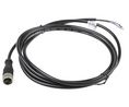 Straight Female 4 way M12 to Unterminated Sensor Actuator Cable, 2m Ledare