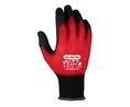Skytec Red Nylon General Purpose Work Gloves, Size 9, Nitrile Coating