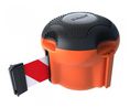 Skipper Red & White Retractable Barrier, 9m, Red, White Tape