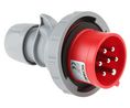 Scame, Optima Seven IP66, IP67 Red Cable Mount 6P + E Industrial Power Plug, Rated At 16A, 415 V