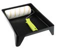 Cottam Paint Roller and Tray Kit includes: Cage Frame, Plastic Tray, Polyester Roller Sleeve