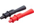 Universal CAT IV Insulated Alligator Test Probe Clips, Black, Red, 10A