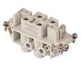 GWconnect Screw Terminal Insert Female 4-Pole-80A and 2-Pole-16A Wire Protection Silver (Ag) Contacts Size 16B 77x27, 10 kappaleen pakkaus