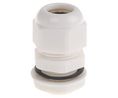 Cable Gland, 10 ... 14mm, M20, Polyamide 6.6, White, Pack of 10 pieces