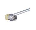 HF-Steckverbinder, SMA, Messing, Stecker, Rechter Winkel, 50Ohm, Lötleisten