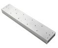 UV LED Heat Sink Silver Anodised 300x58x25mm