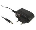 Medical Power Supply GSM06E 5V 1.2A 6W Euro Type C (CEE 7/16) Plug 2.1 x 5.5 mm Barrel Plug