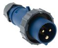 AM-TOP IP67 Blue Cable Mount 3P Industrial Power Plug, Rated At 16A, 230 V