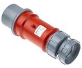 MENNEKES, PowerTOP IP44 Red Cable Mount 3P + N + E Industrial Power Plug, Rated At 32A, 400 V