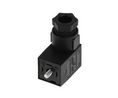 Valve Connector, Right Angle, Black, PG7, Contacts - 2